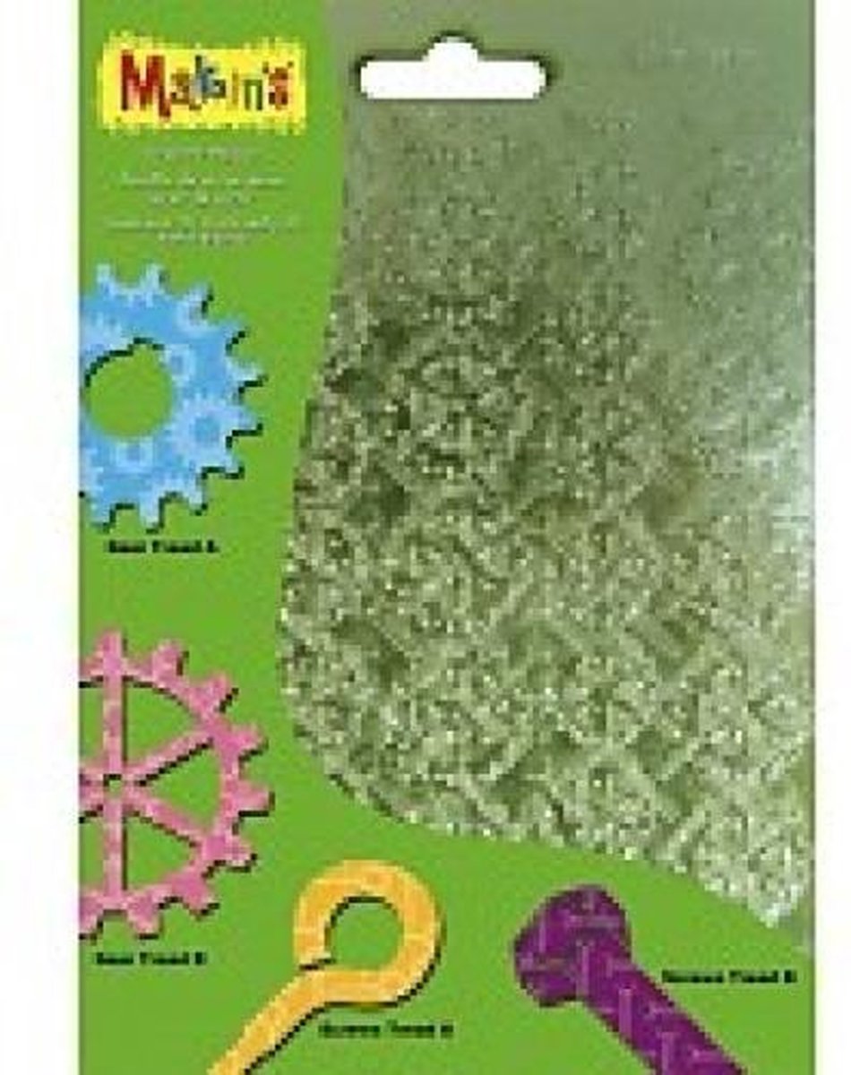 MakinClay  Klei struct.sheets set F - 4 sheets assorted 17,5X11,5CM